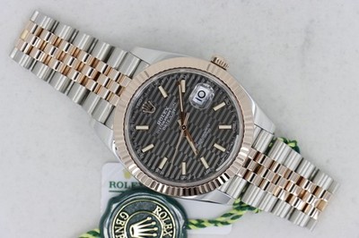 Rolex Datejust 41 126331 Black Motif Dial Jubilee Band Box & Papers Year 2023
