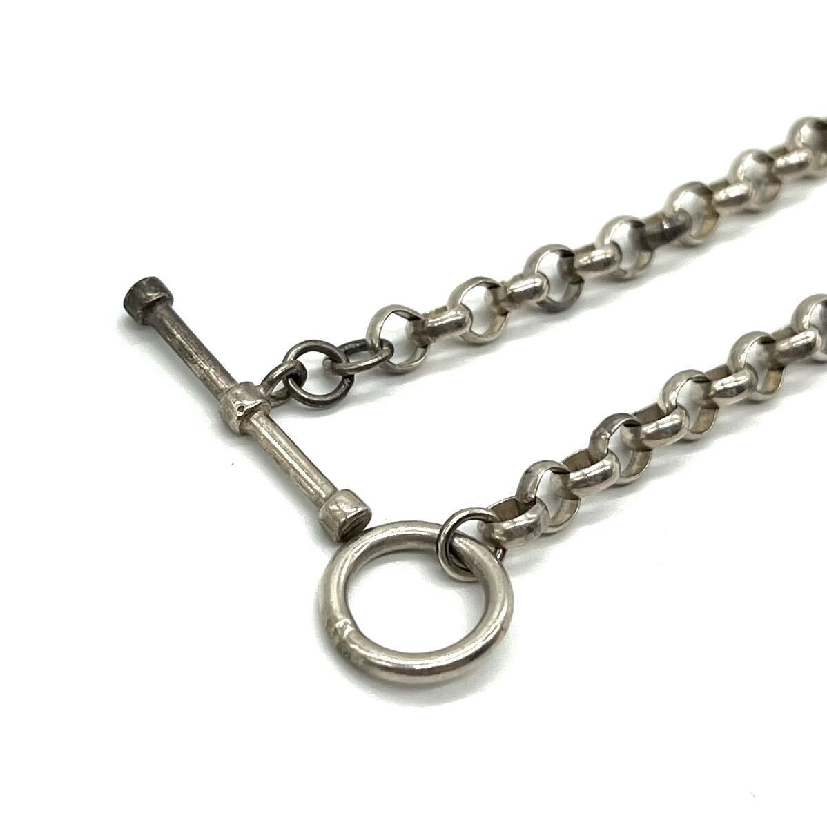 Vintage toggle bracelet 【sv925】 Tiffany Bracelet Textured Anchor Chain Toggle Vintage SV925