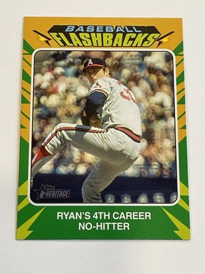 2024 Topps Heritage Baseball Flashbacks - Nolan Ryan - California Angels