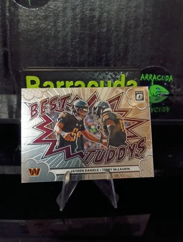 2025 Panini Donruss Optic Jayden Daniels Terry McLaurin Best Tuddys #11
