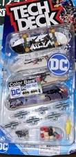 Tech Deck DC Comics Color Bars Finger Boards 4-Pack Superman Batman Skateboards