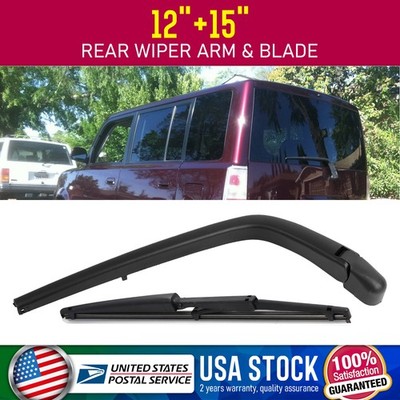 One Set 12''+15'' Premium Soft rubber Windshield Rear Wiper Blade All Season