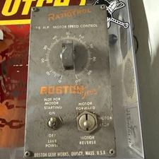 Ratiotrol Boston Gear INDUSTRIAL 1/8 hp 115v  R12 Control Motor