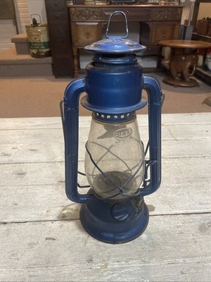 Vintage Kmart Dietz Junior #20 blau Petroleum Camping Laterne