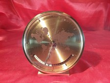 Alte Kienzle Weltzeituhr 🌎 Uhr Quartz Werk Messing Vintage (5915)