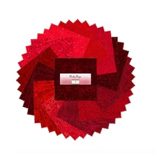 5" Squares Charm Pack - Ruby Days Red Essential Gems 42 squares in various reds