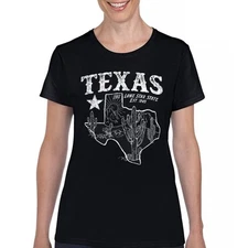 Texas Lone Star State Pride T-Shirt Vintage Don't Mess With TX Women's Tee