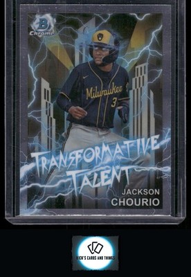2023 Bowman Draft #TT-13 Jackson Chourio Transformative Talent
