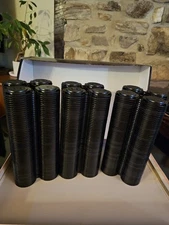  250 Black PakTech Quad Pak Plastic Ring Can Carrier Beer Soda 4 Pack 250 Qty 