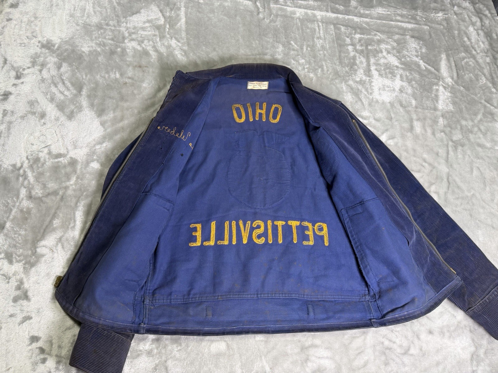 Vintage Corduroy FFA Jacket Pettisville Ohio 40s / 5… - Gem