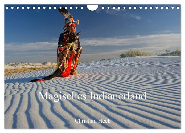 "Calendar 2027 · US Version · Magic Indian Land (Wall Calendar 2027 12\" × 8\" Land"-image