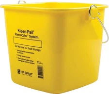San Jamar – Kleen-Pail® Plastic Cleaning Bucket – 6 Quarts – Yellow