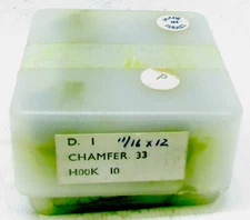 Vargus 11/16"-12  1" D Chaser Set Projection