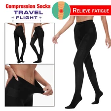20-30 mmHg Compression Pantyhose Support Stockings Medical Relief Varicose Veins