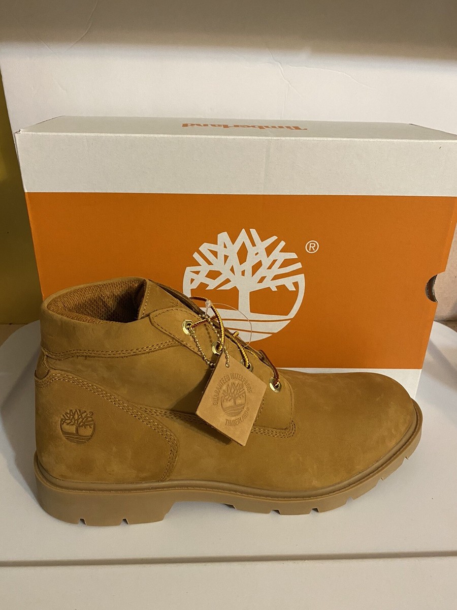 Timberland Classic Waterproof Chukka Wheat Nubuck Boots TB022039 Men Size 