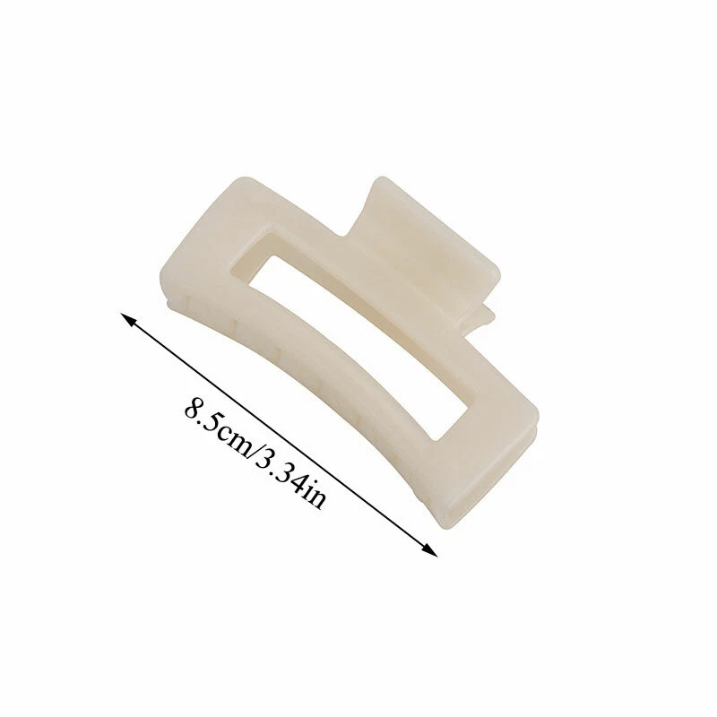 Pinza para el cabello rectangular grande con pasador de horquilla elegante para mujeres y damas Foto 2 de 4
