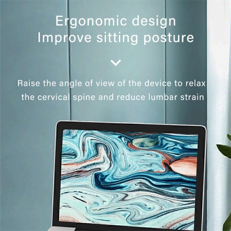 Foldable Adjustable Laptop Stand Portable Computer Desk for Notebook  