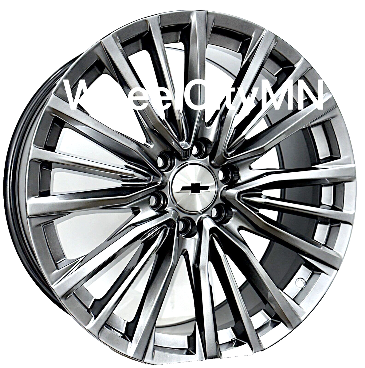 22” Hyper Black Cadillac Escalade V OE 4883 Replica Wheels Chevy