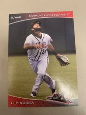 CJ Hinojosa 2018 Richmond Flying Squirrels Team Card