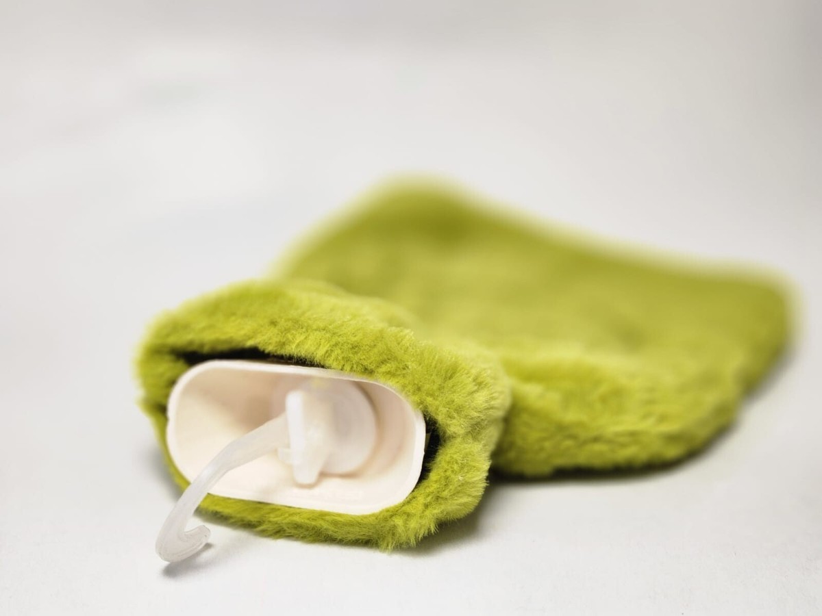 Hot Water Bottle Rubber Warm Water Bag With 1L Soft Plush Hand Waist Warmer Cover Pouch Pain Relief Neck Back Shoulder Legs Clearance