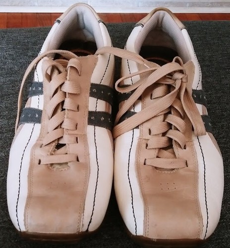 Skechers Shoes Casual Dress Lace Up Sneakers Brown Leather Men’s Size 12 Used - Picture 11 of 11