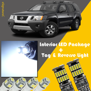 12 x White LED Interior Light Package For 2005-2015 Nissan Xterra PRY TOOL