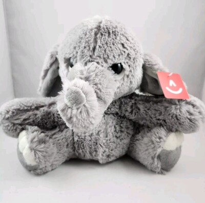 Playful Lil Benny Phant Baby Stuffed Animal - Soft & 10-Inches Gray Jungle