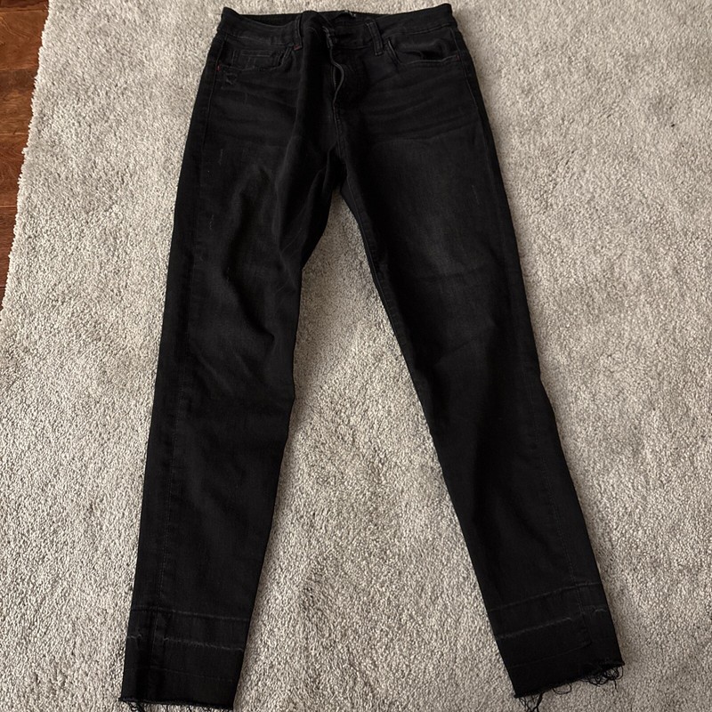 Kut From the Kloth Donna Jeans Womens 6 Black High Rise Ankle Skinny