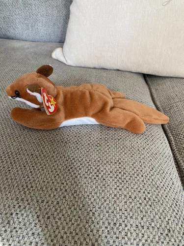 1996 Vintage TY “Sly the Fox” (Style # 4115) Beanie Baby PVC Pellets MWMT!!