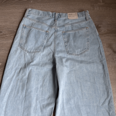 NEW AGOLDE Dagna High-Rise Pleated Baggy Jeans | eBay