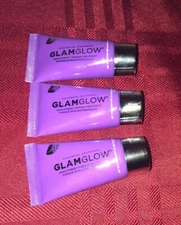 3X GLAMGLOW Gravitymud Firming Treatment Mask Masque .5oz Each =1.5oz New SEALED