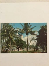Postcard Chrome Looking From Bayfront Park At Biscayne Blvd., Miami, FL M0