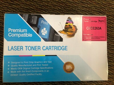 Premium Compatible CHCE263A (648A) Magenta Laser Toner,  replaces HP CE263A
