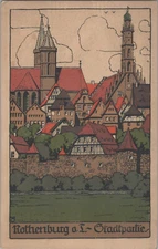 Postcard, postcard, Rothenburg, Stadtpartie (BM) 50611