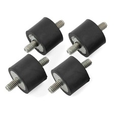 For Harley Oil Tank Battery Box Rubber Mounts Subs 62563-65 4PCS Replacement Kit