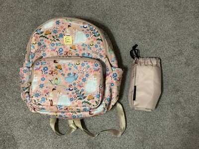 Petunia Pickle Bottom Disney Cinderella Diaper Bag Back Pack Used