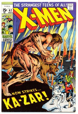 X-MEN #62 F, Neal Adams art, Marvel Comics 1969 | eBay