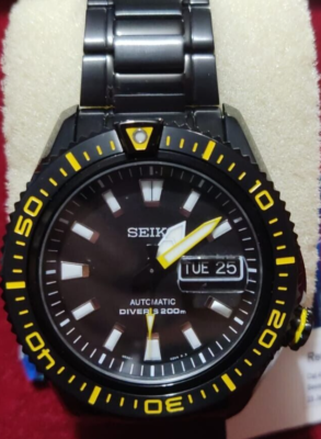 SEIKO SUPERIOR STARGATE SRP499K1 Automatic Watch 4R36-02Z0 Black