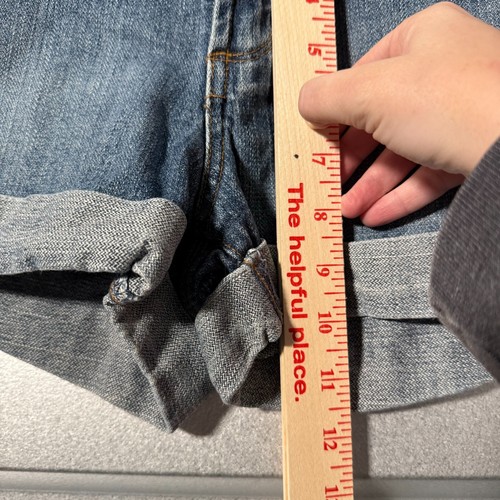 Arizona Jean Co. Pantaloncini donna 3 blu denim lavaggio scuro vita media comodi outdoor - Foto 2 di 6