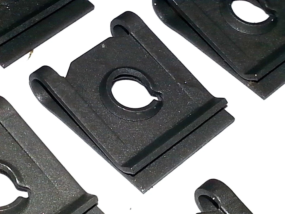 Tablero de rejilla 1/4-14 tornillo perno U clips tuercas en J para Chrysler Dodge Plymouth 10 piezas P Foto 2 de 4