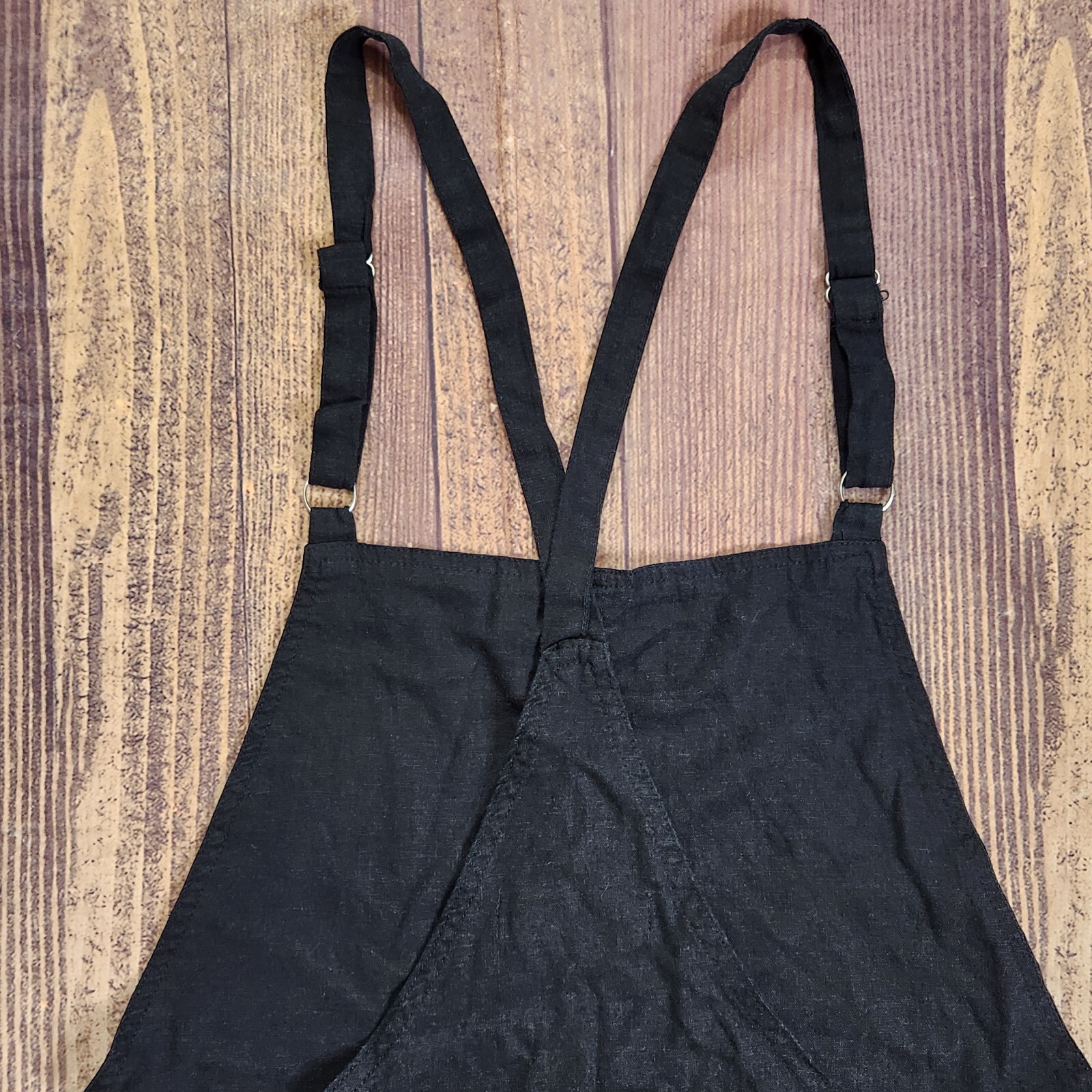 Torrid Shortall Plus Size 2X Solid Black Linen Bl… - image 6