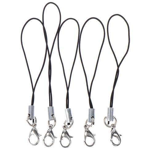 10Pcs Lanyard keychain for USB flash drive strap string bl-b - Afbeelding 2 van 8