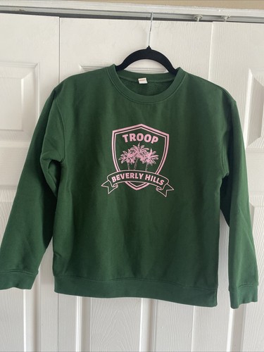 Wishing Elephant Youth LGreen Troop Beverly Hills Nostalgic Graphic Sweatshirt