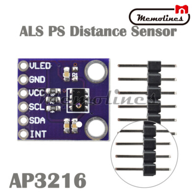 AP3216 ALS PS Distance Sensor Digital Ambient Light Test Proximity Sensor Module