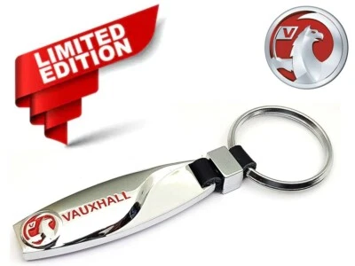 Vauxhall Astra Insignia Zafira Teardrop Car Logo Keyring with Gift Pouch [S3]