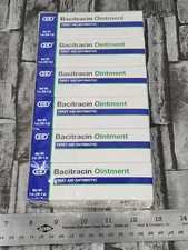 6 Pack Dynarex Bacitracin First Aid 1163 Antibiotic Ointment 1Oz Tube Each