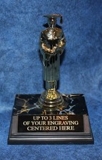Graduation Trophy - Male  Free Engraving   Commencement Ceremony