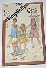 5466 Sewing Pattern Girl Vintage Dress Jacket Cinderella Size 5 Simplicity Cut