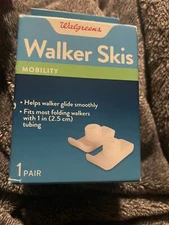 Walker Skis From Walgreens 1 Pair For Easier Walker Gliding