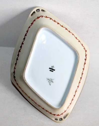 RARE PRETTY LARGE PORCELAIN CUP / EMPTY POCKET by HEINRICH BAENSCH LATTIN - Picture 8 of 9